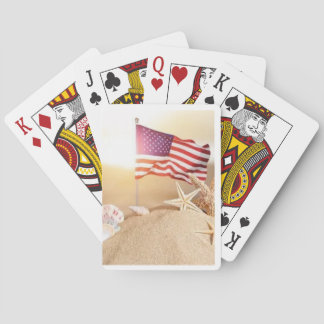 DOF - Sand Castle Flag Poker Cards