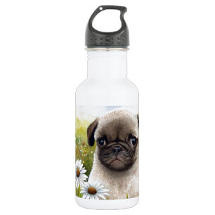 Dog 114 Puppy Pug 532 Ml Water Bottle