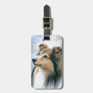 Dog 122 Sheltie Collie Luggage Tag