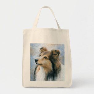 Dog 122 Sheltie Collie Tote Bag