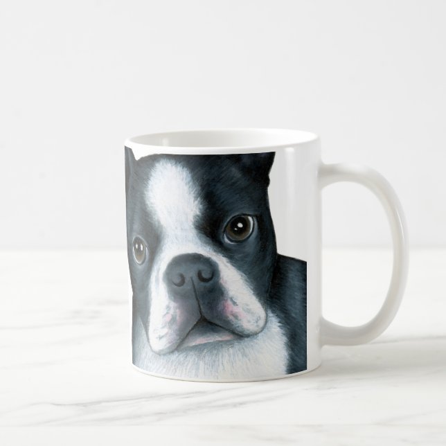 Dog 128 Boston Terrier Coffee Mug (Right)