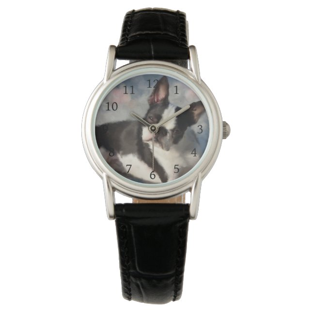 dog 150 Boston Terrier Watch (Front)