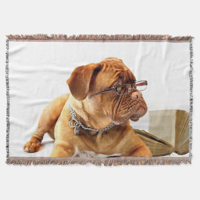 Dog 1 Throw Blanket (Front)