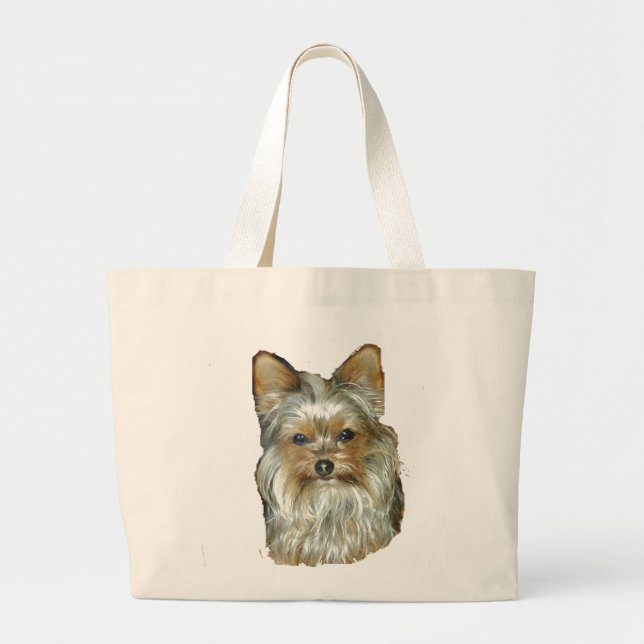 Dog 4, B, Yorkshire Terrier,Jumbo Tote (Front)