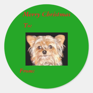 Dog 4, Christmas Tags