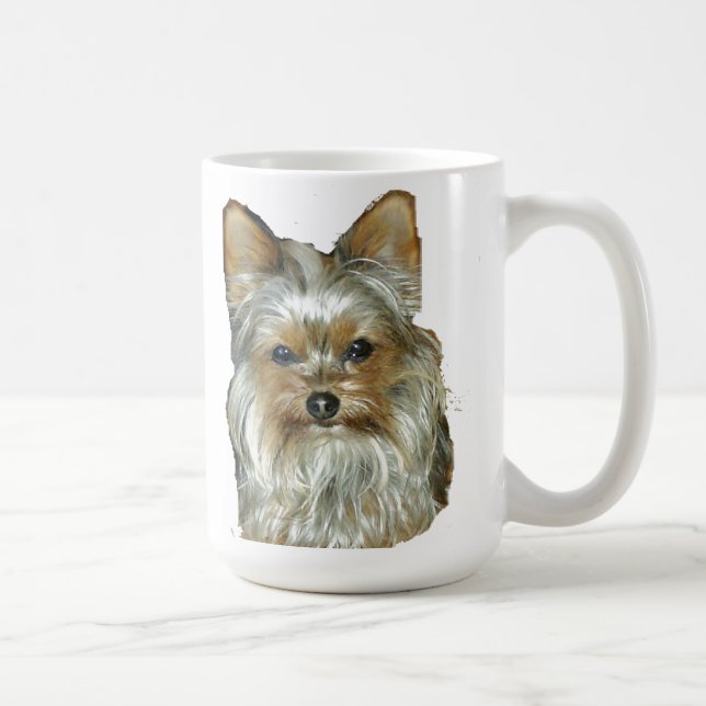 Dog 4B,Yorkshire Terrier,Mug Coffee Mug (Right)