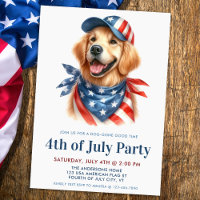 Dog 4th Of July Party Patriotic Labrador Retriever