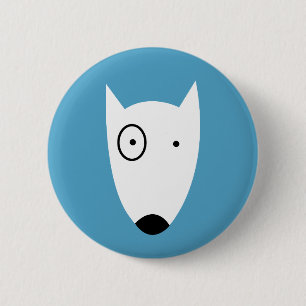 Dog 6 Cm Round Badge