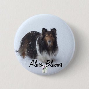 Dog 6 Cm Round Badge
