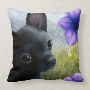 Dog 94 black Chihuahua Cushion