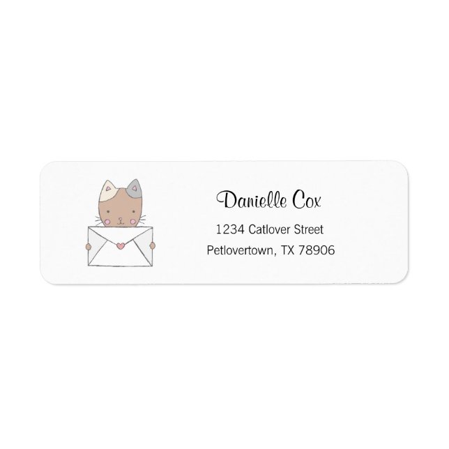 Dog Address Labels, Pet Address Stickers (Front)