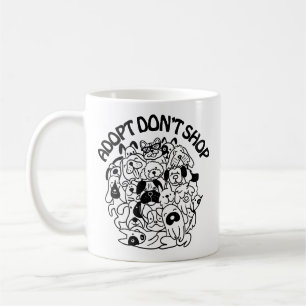 Dog Adoption Rescue Mug