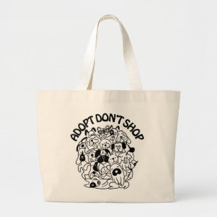 Dog Adoption Rescue Tote Bag