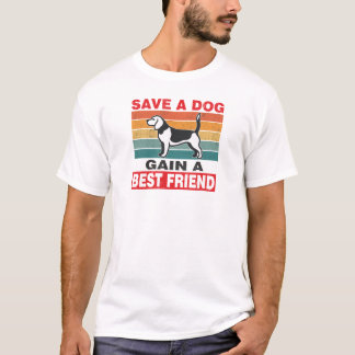 Dog Adoption T-Shirt: A Present for Rescue Dog Lov T-Shirt