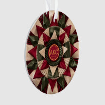 Dog Agility Custom MACH Ribbon Acrylic Christmas