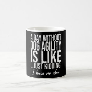 Dog Agility funny sports gift Coffee Mug