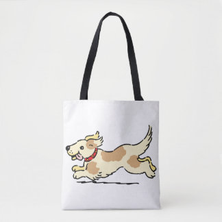 Dog All-Over-Print Tote, Shoulder Tote