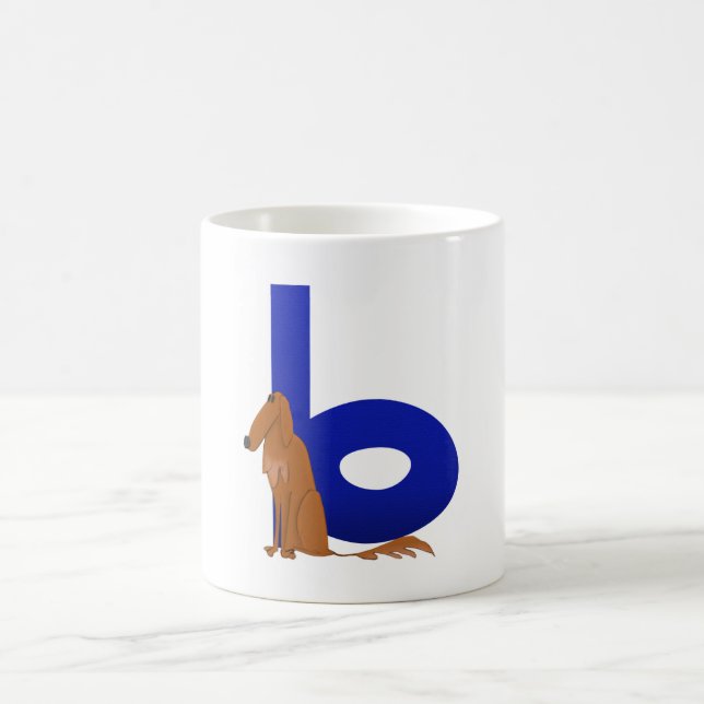 Dog Alphabet B Mug (Center)