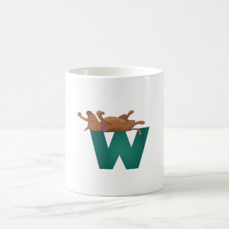 Dog Alphabet W Mug