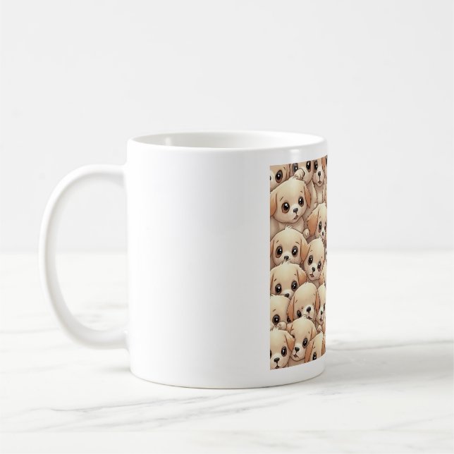 dog and animals coffee mug (Left)