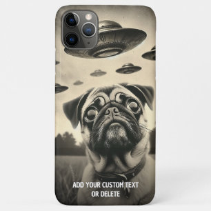 Dog And Astronaut Love UFO Theme Gift iPhone 11 Pro Max Case