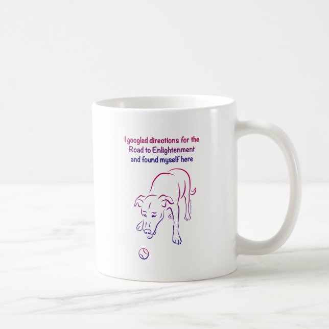 Dog and Ball - Enlightenment Coffee Mug (Right)