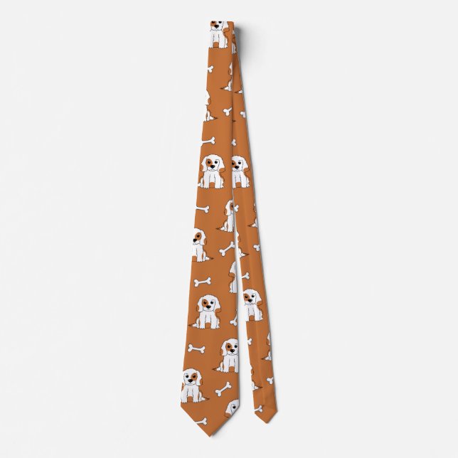 Dog and bone tie (Front)