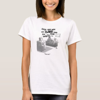 Dog and cat at the marriage/couple's counsellor T-Shirt