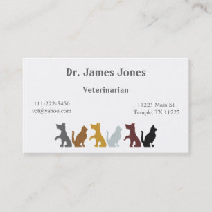 Dog and Cat Business Card