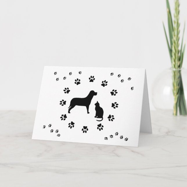 Dog and Cat Card (Front)