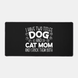 Dog And Cat Mum Mothers Day Best Mum Ever Animal Desk Mat