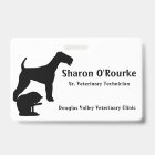 Dog and Cat Name Badge