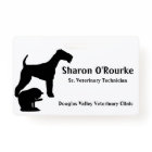 Dog and Cat Name Badge