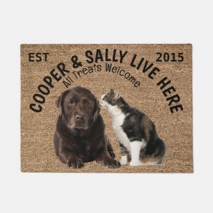 Dog and Cat Personalised Pet Doormat