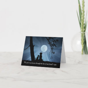 Dog and Cat Pet Sympathy, Loss of Dog or Cat Card