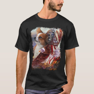 Dog and Eagle Flag America Classic Vintage T-Shirt