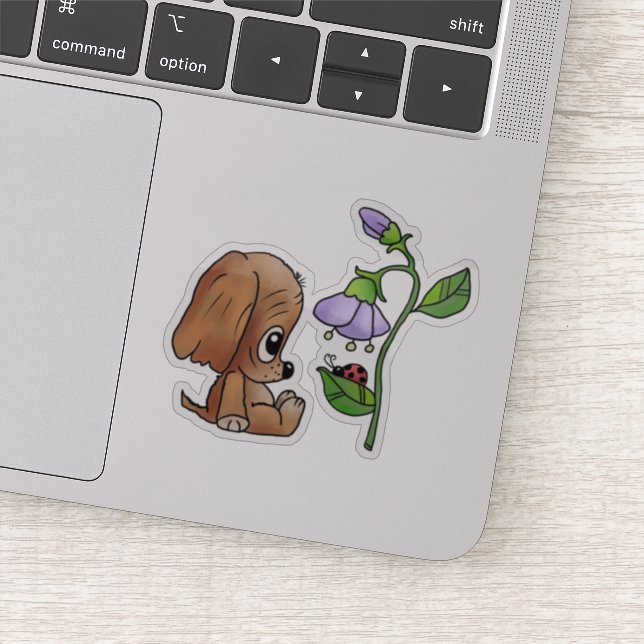 dog and flower (Detail)