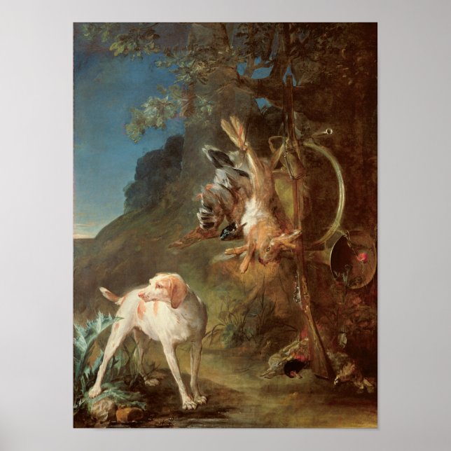 Dog and Game, 1730 Poster (Front)
