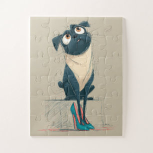Dog and High Heels – Funny Puzzle