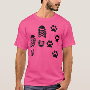 Dog And Man Hiking Dog Hiker People That Hike With T-Shirt