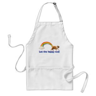 Dog and Rainbow Graffiti Standard Apron