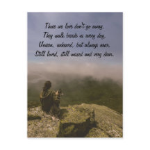 Dog and Woman on a Rocky Bluff