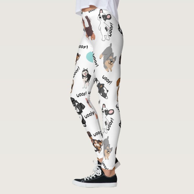 Dog and Woof! Leggings (Left)