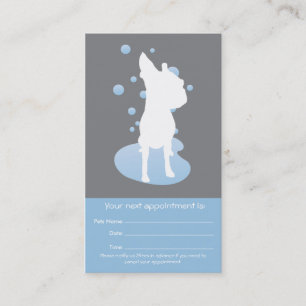 Dog appointment business card