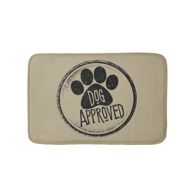 Dog Approved Bath Mat (Front)