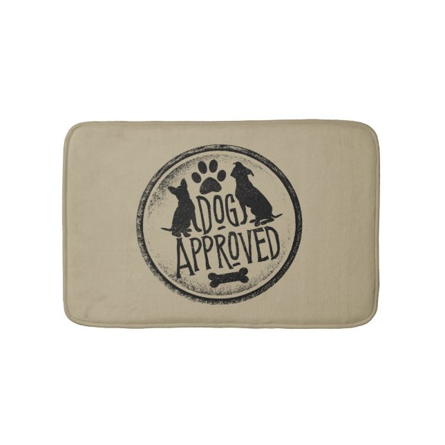 Dog Approved Bath Mat (Front)