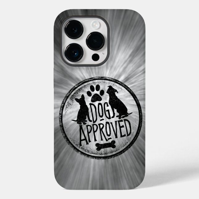 Dog Approved Case-Mate iPhone Case (Back)