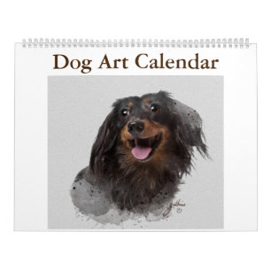 Dog Art Calendar