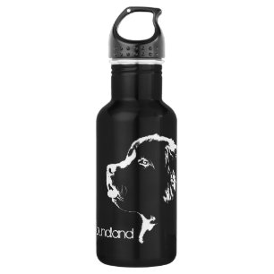 Dog Art Newfoundland Pup Sport Bottle