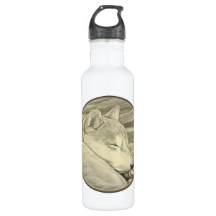 Dog Art Shiba Inu Dog Sport Bottle